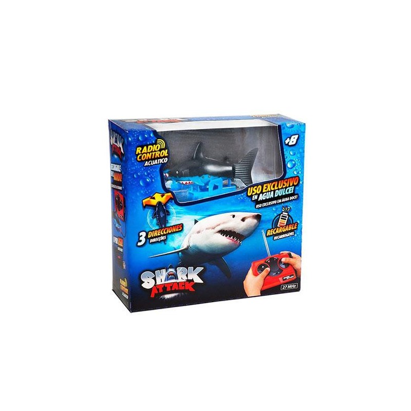 Shark Attack Tubarão Telecomandado RC 40MHz Shark Attack Tubarão Telecomandado RC 40MHz