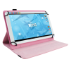 3GO Capa Universal CSGT26 Rosa para Tablets 7" Suporte Giratório