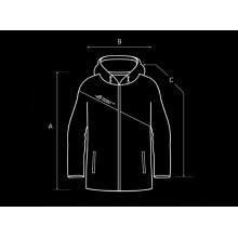 Casaco Corta Vento ROG Asymmetry - Tamanho S