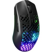 Rato Óptico Steelseries Aerox 3 RGB Wireless | Bluetooth 18000 DPI - Preto