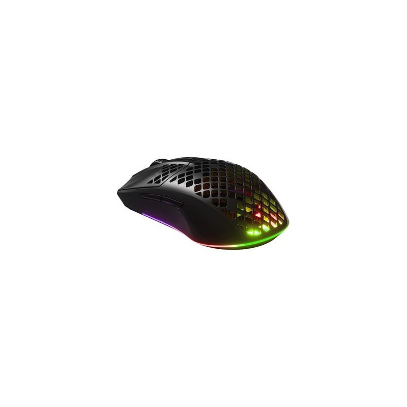 Rato Óptico Steelseries Aerox 3 RGB Wireless | Bluetooth 18000 DPI - Preto