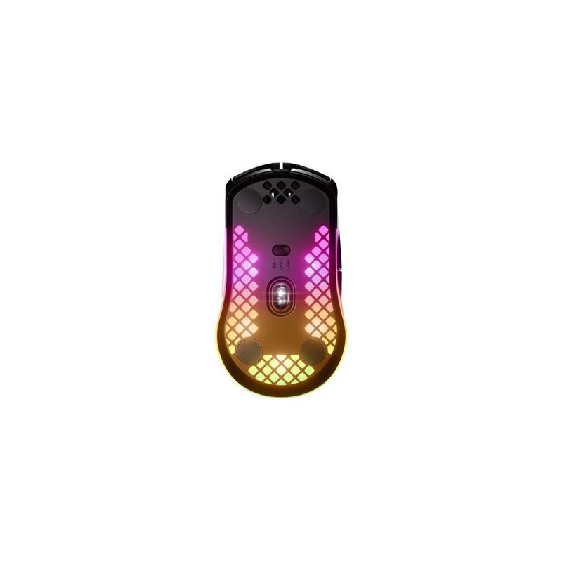 Rato Óptico Steelseries Aerox 3 RGB Wireless | Bluetooth 18000 DPI - Preto