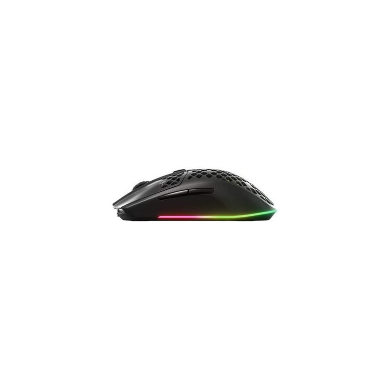 Rato Óptico Steelseries Aerox 3 RGB Wireless | Bluetooth 18000 DPI - Preto