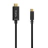 Aisens A109-0624 4K Cabo Conversor HDMI/USB Tipo-C Macho - HDMI Macho/1,8m/Preto