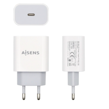 AISENS Carregador USB-C PD3.0 20W (Branco) - A110-0537