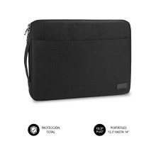 Mala Subblim Urban Laptop Sleeve para Portátiles 13" a 14"/ Preto