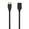 Cabo Extensor HDMI Aisens A120-0545/HDMI Macho - HDMI femea/2M/Preto