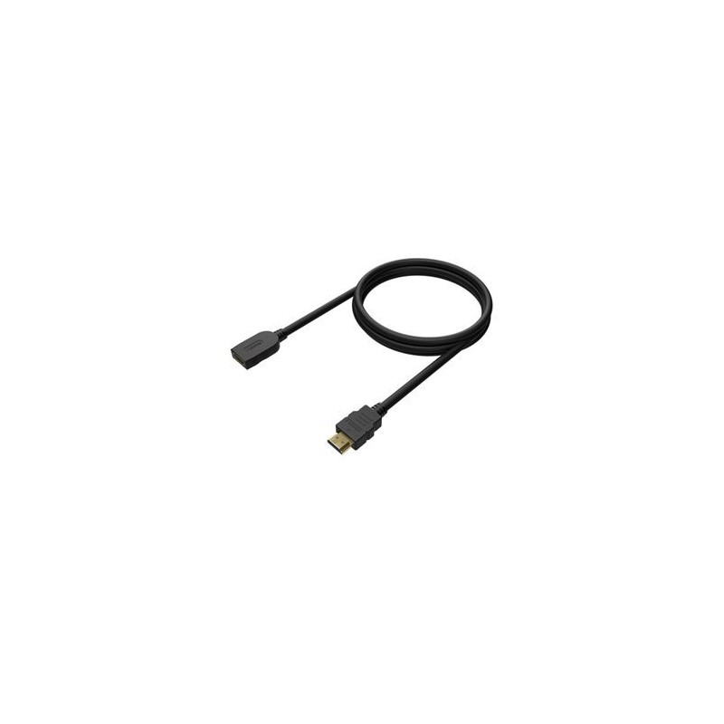 Cabo Extensor HDMI Aisens A120-0544/HDMI Macho - HDMI femea/1M/Preto Cabo Extensor HDMI Aisens A120-0544/HDMI Macho - HDMI femea/1M/Preto