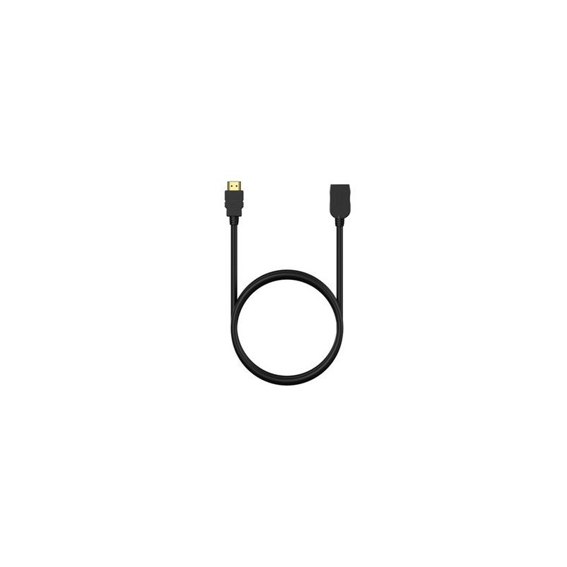 Cabo Extensor HDMI Aisens A120-0544/HDMI Macho - HDMI femea/1M/Preto Cabo Extensor HDMI Aisens A120-0544/HDMI Macho - HDMI femea/1M/Preto