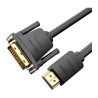 Cabo Vention DVI-D Macho - HDMI Macho/ 1,5 M/ Preto