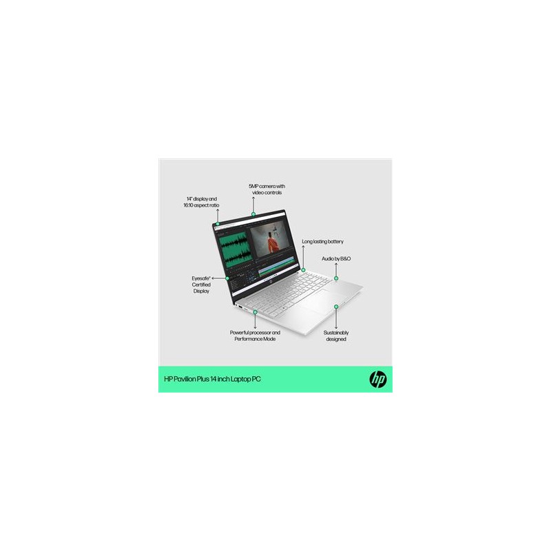 Portátil HP Pavilion Plus 14-eh1004np | 14'' | EVO i5-1340P | 16GB | 512GB