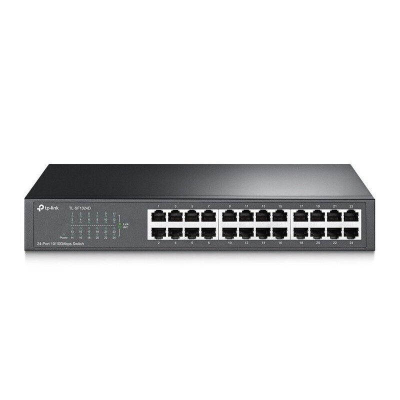 TP-LINK TL-SF1024D Switch De Rede 24 Portas Fast Ethernet (10/100) Preto
