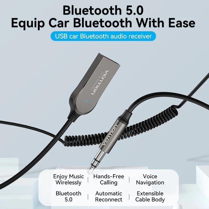 Transmissor E Receptor FM/ MP3/ Bluetooth Vention NAGHG