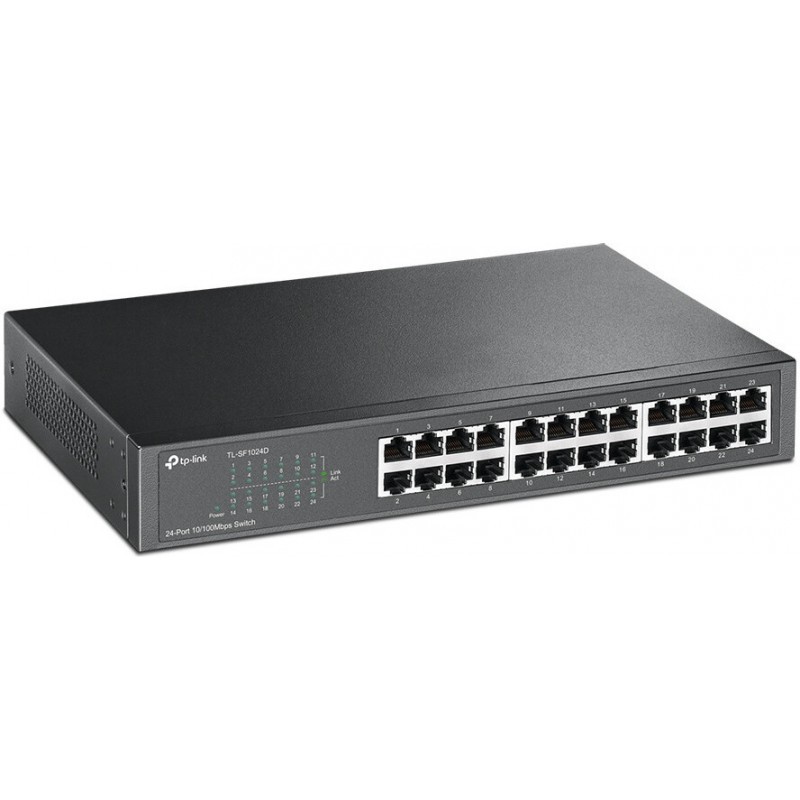 TP-LINK TL-SF1024D Switch De Rede 24 Portas Fast Ethernet (10/100) Preto