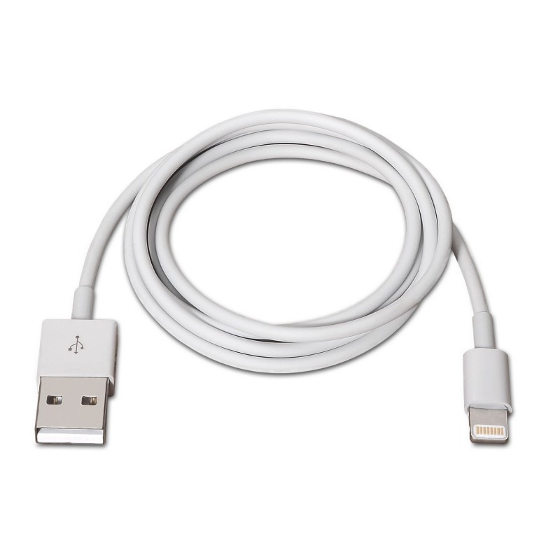 Aisens Cabo usb a - Lightning 2.0 Branco (1 Mts) - A102-0035