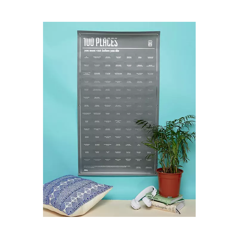 Poster DOIY 100 Places You Must Visit Before You Die