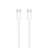 Nanocable Cabo USB-C 2.0 60W 3A - Branco (2 Metros) Nanocable Cabo USB-C 2.0 60W 3A - Branco (2 Metros)