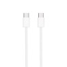 Nanocable Cabo USB-C 2.0 60W 3A - Branco (2 Metros) Nanocable Cabo USB-C 2.0 60W 3A - Branco (2 Metros)