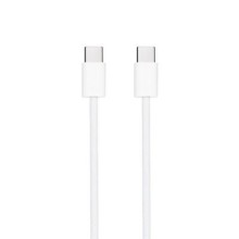 Nanocable Cabo USB-C 2.0 60W 3A - Branco (1 Metro)
