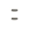 Nanocable Cabo USB-C 2.0 60W 3A - Branco (1 Metro) Nanocable Cabo USB-C 2.0 60W 3A - Branco (1 Metro)