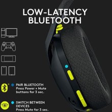 Headset Logitech G435 Lightspeed Wireless Gaming Preto