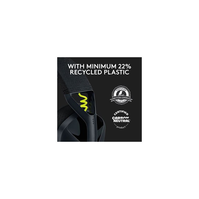 Headset Logitech G435 Lightspeed Wireless Gaming Preto