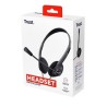 Trust Chat Headset 24659 com Microfone Jack 3.5 Preto