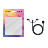 Cabo Multipontas USB Nanocable 10.01.3200 (Micro-USB, USB Type-C, Lightning) Preto Cabo Multipontas USB Nanocable 10.01.3200 (Micro-USB, USB Type-C, Lightning) Preto