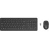 Conjunto Teclado + Rato HP 330 Wireless - Preto