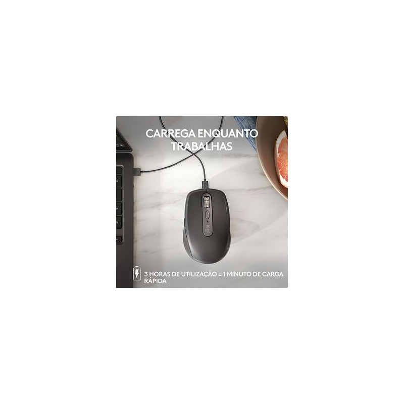 ** ReUse GRADE A ** Rato Bt LOGITECH Mx Anywhere 3S Graphite