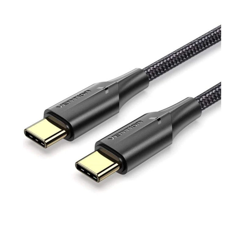 Cabo USB 2.0 Tipo-C 3A Vention até 60W 480Mbps 1 metro