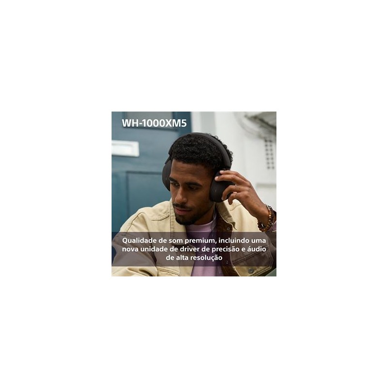 Auscultadores Noise Cancelling Bluetooth Sony WH-1000XM5 - Silver