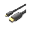 Cabo Micro Hdmi 2.0 4K VENTION Agibg/ Hdmi Macho Micro Hdmi Macho/ 3M/ Preto