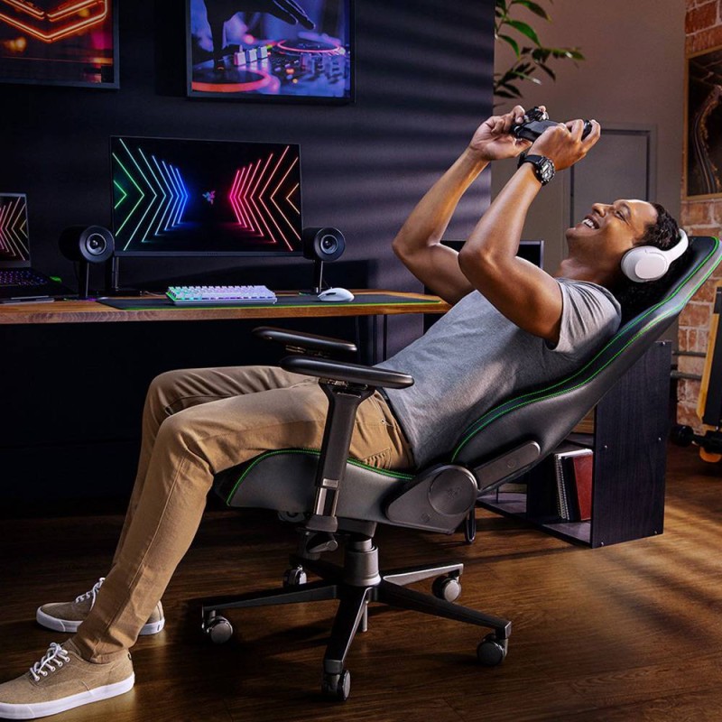 Cadeira Gaming Razer Enki Gaming (Preto/Verde)