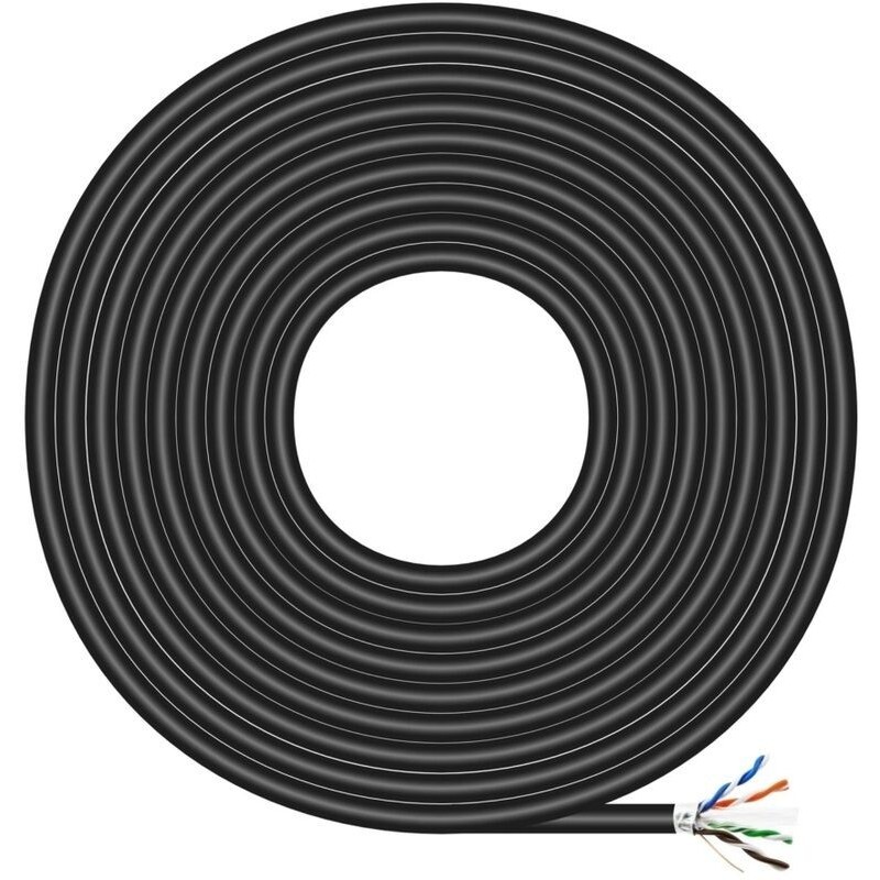 Bobine Cabo de Rede RJ45 Cat5e U/utp 100M (preto) - AISENS A1330212