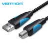 Cabo de Impressora Usb 3.0 a para Usb-B VAS-A16-B150 1,5 M Preto - Vention Cabo de Impressora Usb 3.0 a para Usb-B VAS-A16-B150 1,5 M Preto - Vention