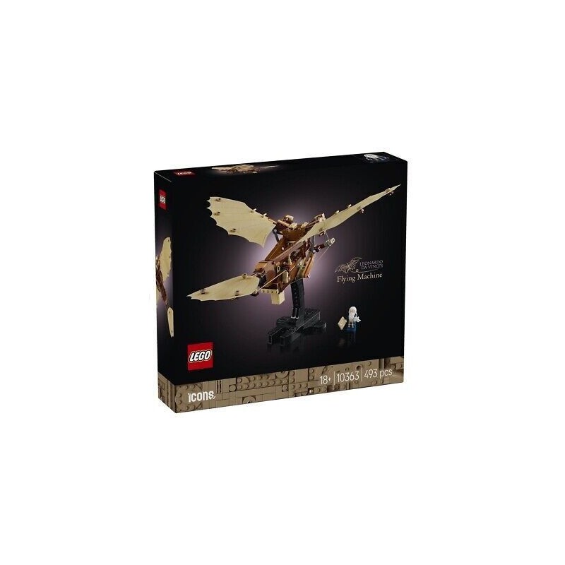 LEGO Icons: Máquina Voadora de Leonardo da Vinci | Idades 18+ | 493 Peças | Item 10363