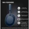 Auscultadores Noise Cancelling Bluetooth Sony WH-1000XM5 - Azul