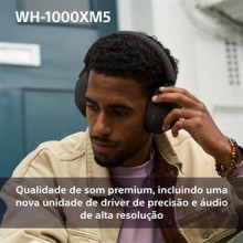 Auscultadores Noise Cancelling Bluetooth Sony WH-1000XM5 - Azul