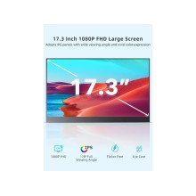 Monitor Portátil UPERFECT 173K01 (17,3'' - 60 Hz)