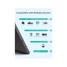Monitor Portátil UPERFECT 173K01 (17,3'' - 60 Hz)