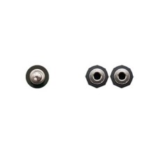 Duplicador de Jack NANOCABLE (0.15 m - Jack 3.5mm - Preto)