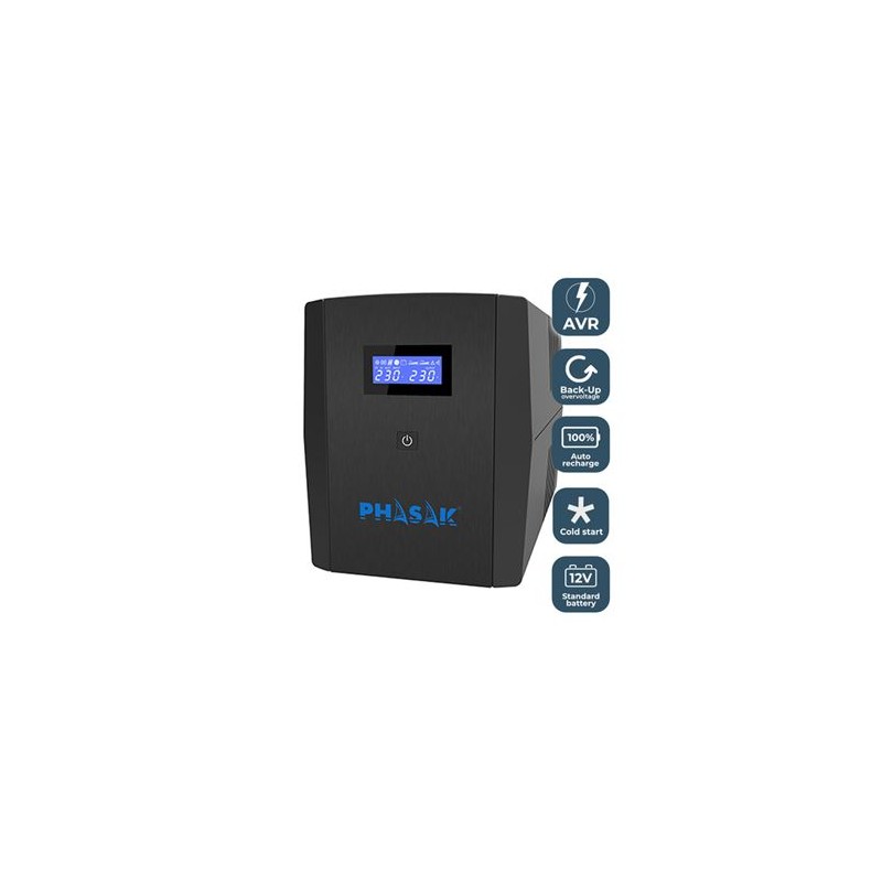 UPS Phasak Interactiva SIRIUS 2260VA - PH 7322