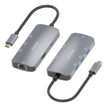 Docking USB Tipo-C Aisens ASUC-6P019-GR/ 1xHDMI/ 3xUSB/ 1xRJ45/ 1xUSB Tipo-C PD