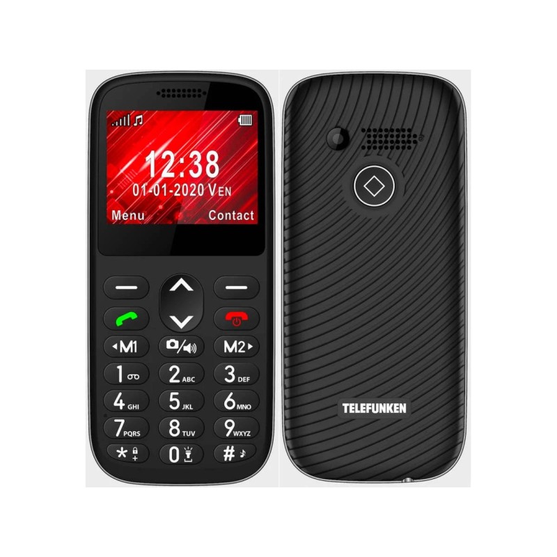 Telemóvel Sénior TELEFUNKEN S420 (2.31'' - 2G - Preto)