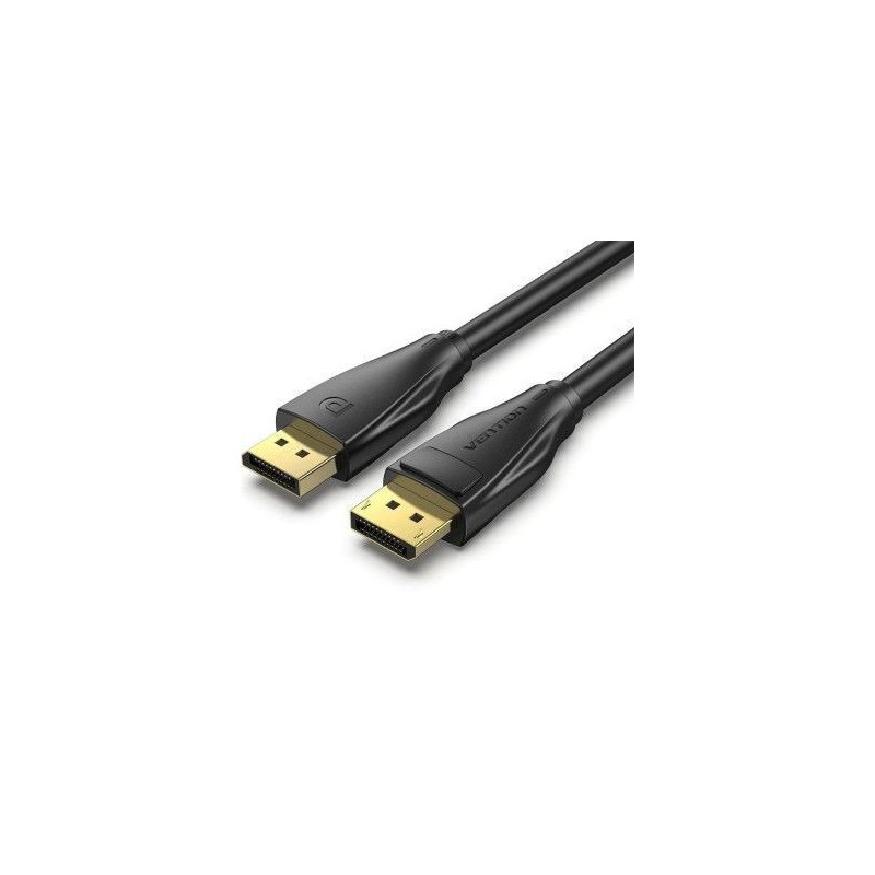 Cabo Displayport 1.4 8K Vention HCDBF/ Displayport Macho - Displayport Macho/ 1m/ Preto