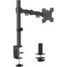 Suporte AISENS de mesa giratório e inclinável ECO para monitor/TV 10 kg (3 pivôs, 1 braço) de 17 a 32, preto