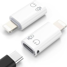 MoKo Adaptador Lightning Macho para USB C Fêmea