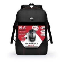 Pack Port Mochila P/ Portatil Premium Preta 15.6" + RATO WIRELESS USB-C E USB