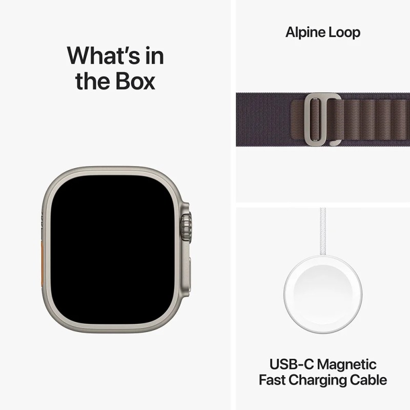 Apple Watch Ultra 2 GPS + Cellular 49mm com Loop Alpine Indigo (M)